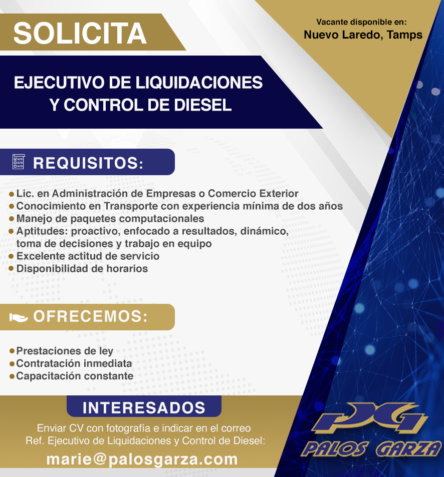 Vacante Ejecutivo de liquidaciones.